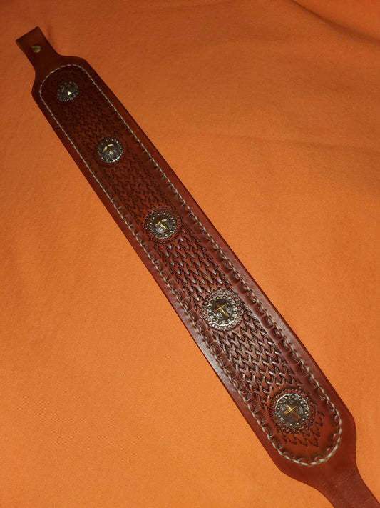 Sling with cross conchos